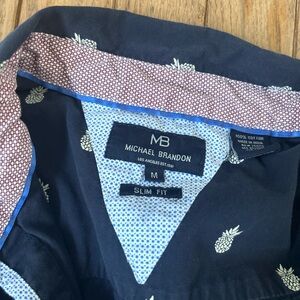 Pineapple Button Down Shirt